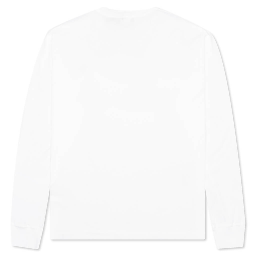 Stone Island Patch Logo L/S Tee - White