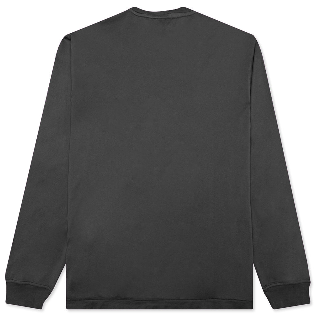 Stone Island Patch Logo L/S Tee - Charcoal
