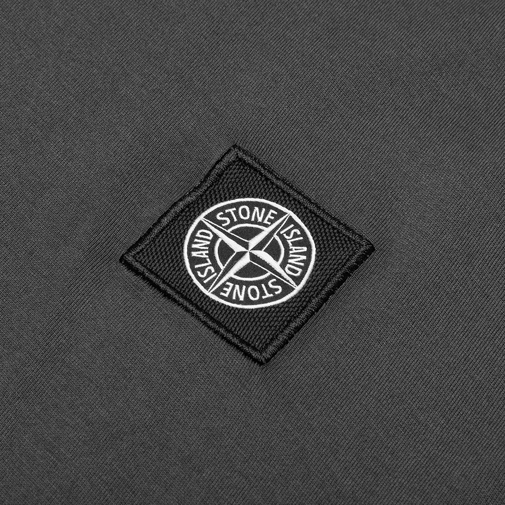 Stone Island Patch Logo L/S Tee - Charcoal