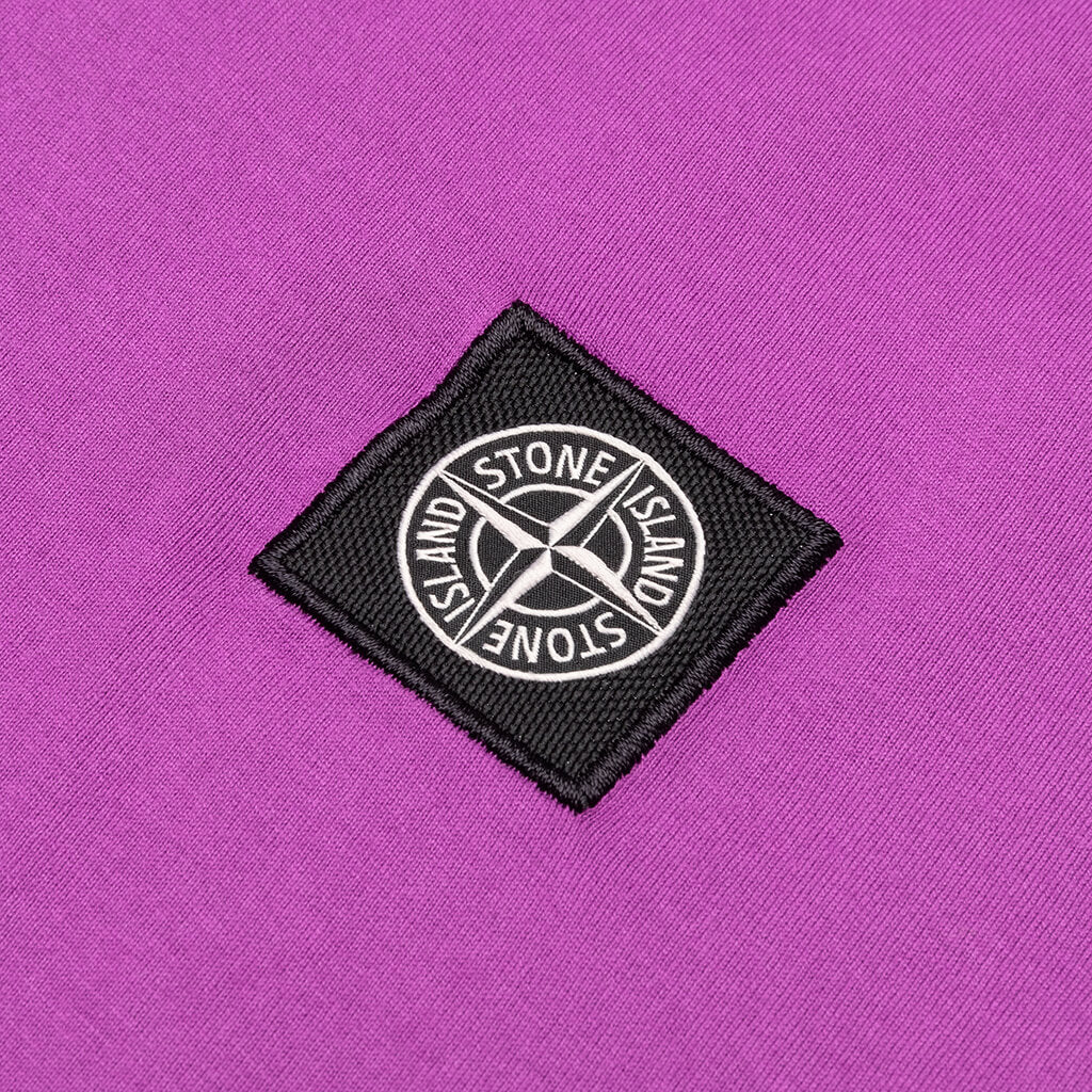 Stone Island Patch Logo L/S Tee - Purple
