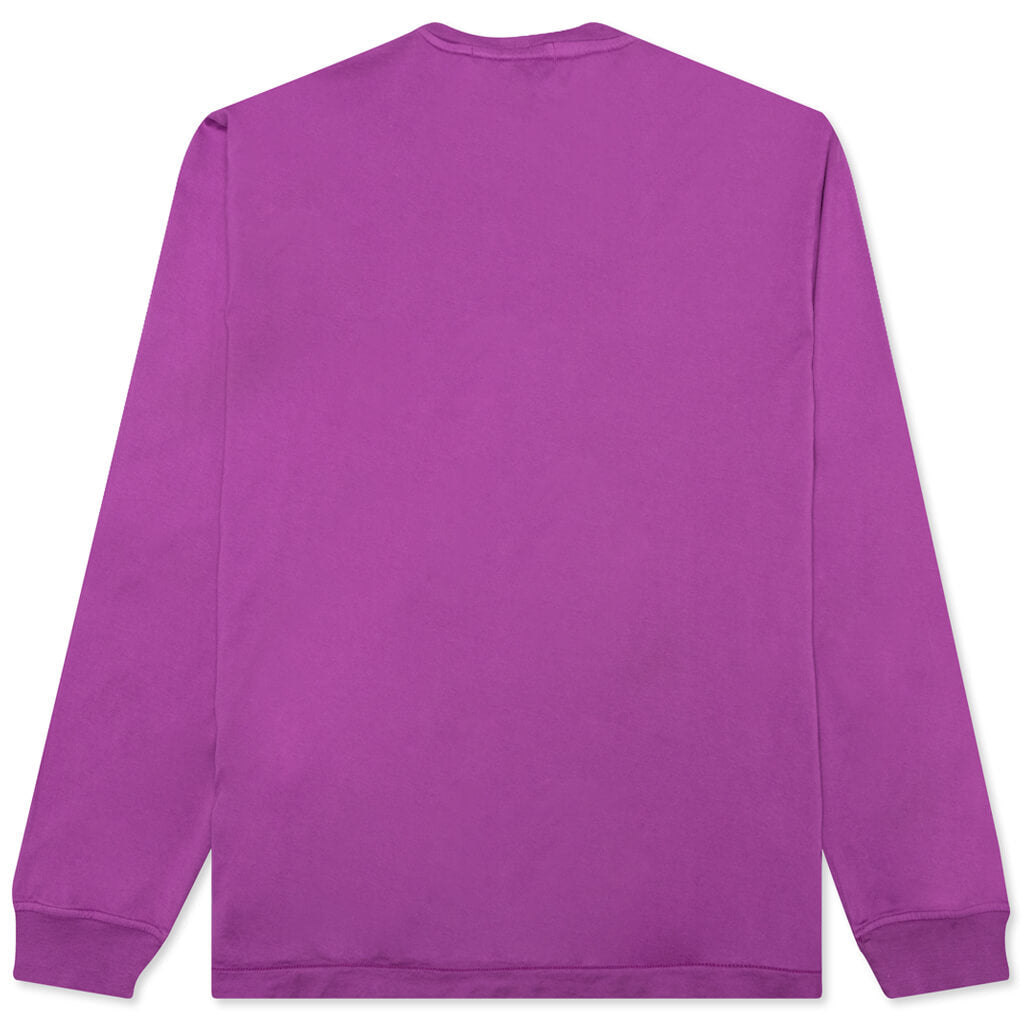 Stone Island Patch Logo L/S Tee - Purple
