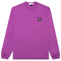 Stone Island Patch Logo L/S Tee - Purple