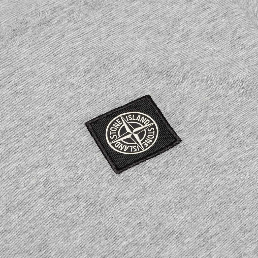 Stone Island Patch Logo S/S Tee - Melange Grey