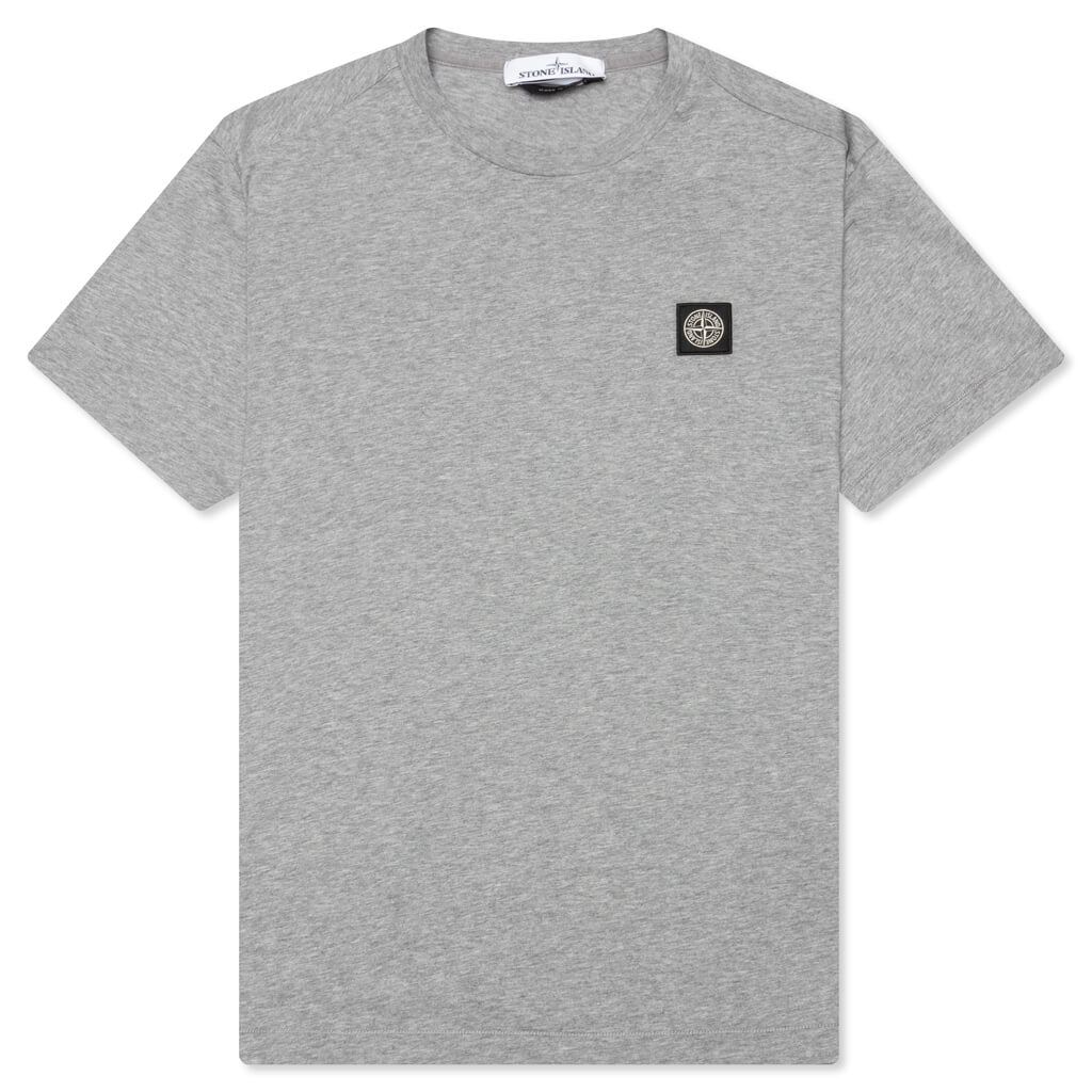 Stone Island Patch Logo S/S Tee - Melange Grey