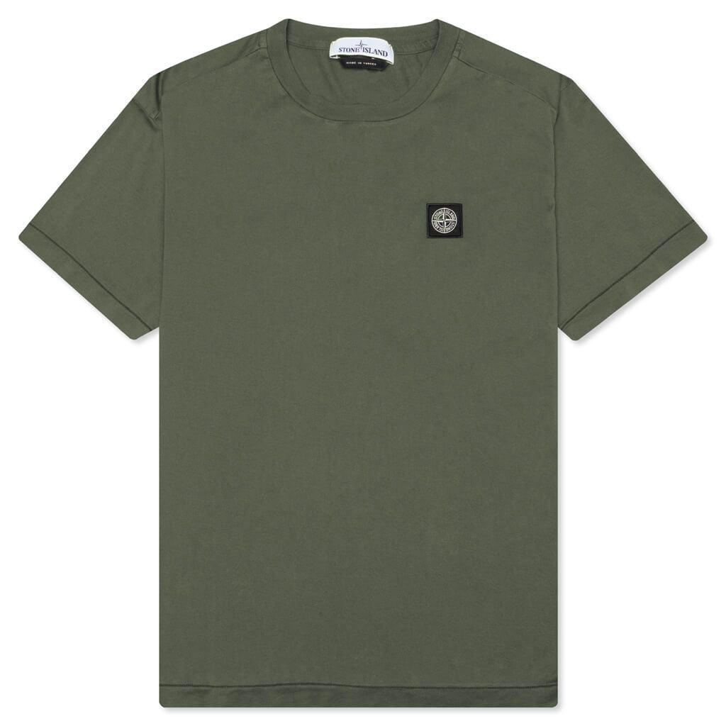 Stone Island Patch Logo S/S Tee - Sage Green