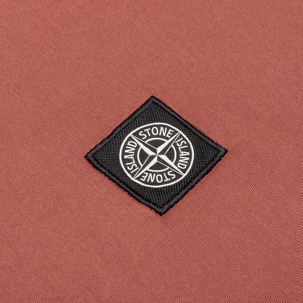 Stone Island Patch Logo S/S Tee - Brick Red