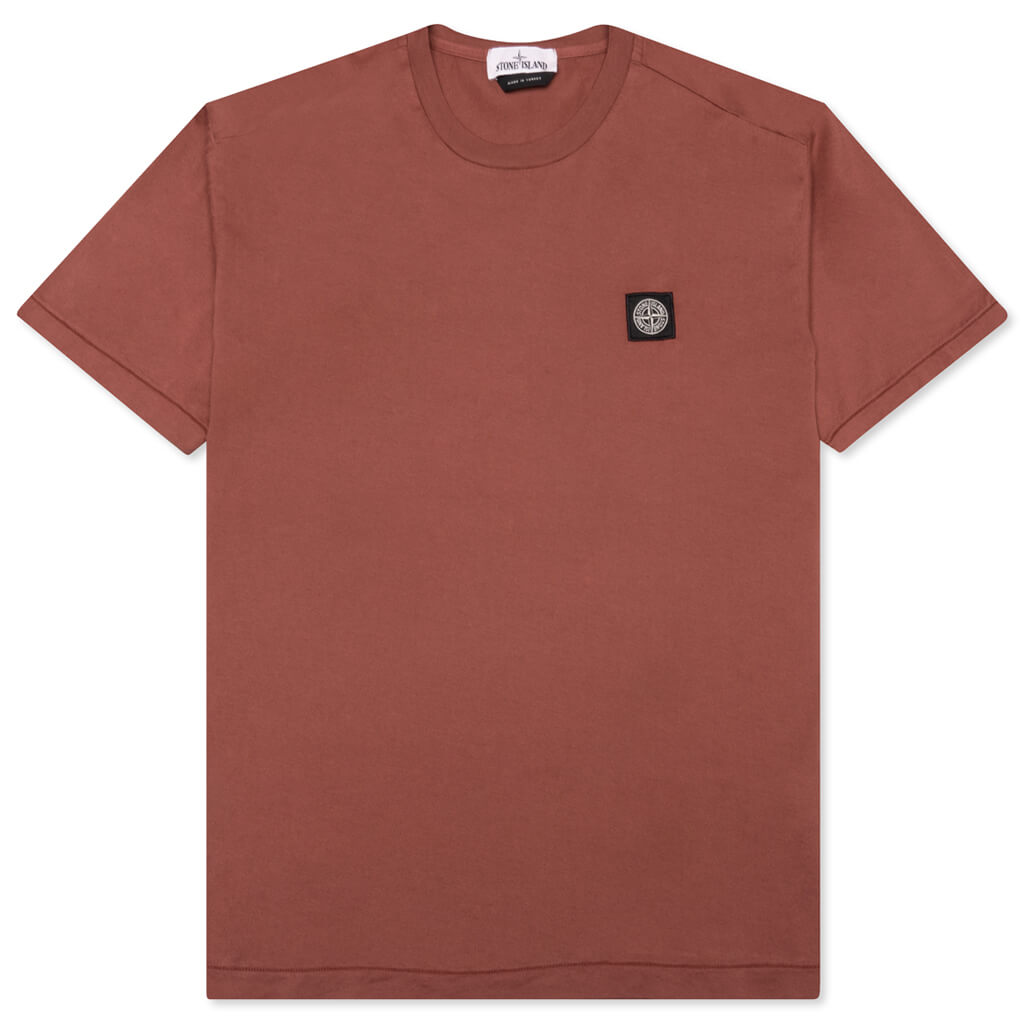 Stone Island Patch Logo S/S Tee - Brick Red
