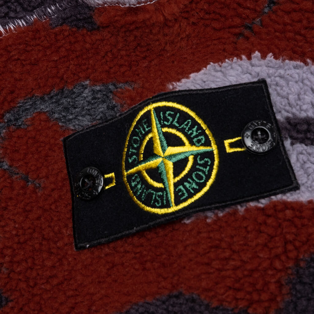 Stone Island S.I. Heritage Camo Pile Crewneck Sweatshirt - Lavender