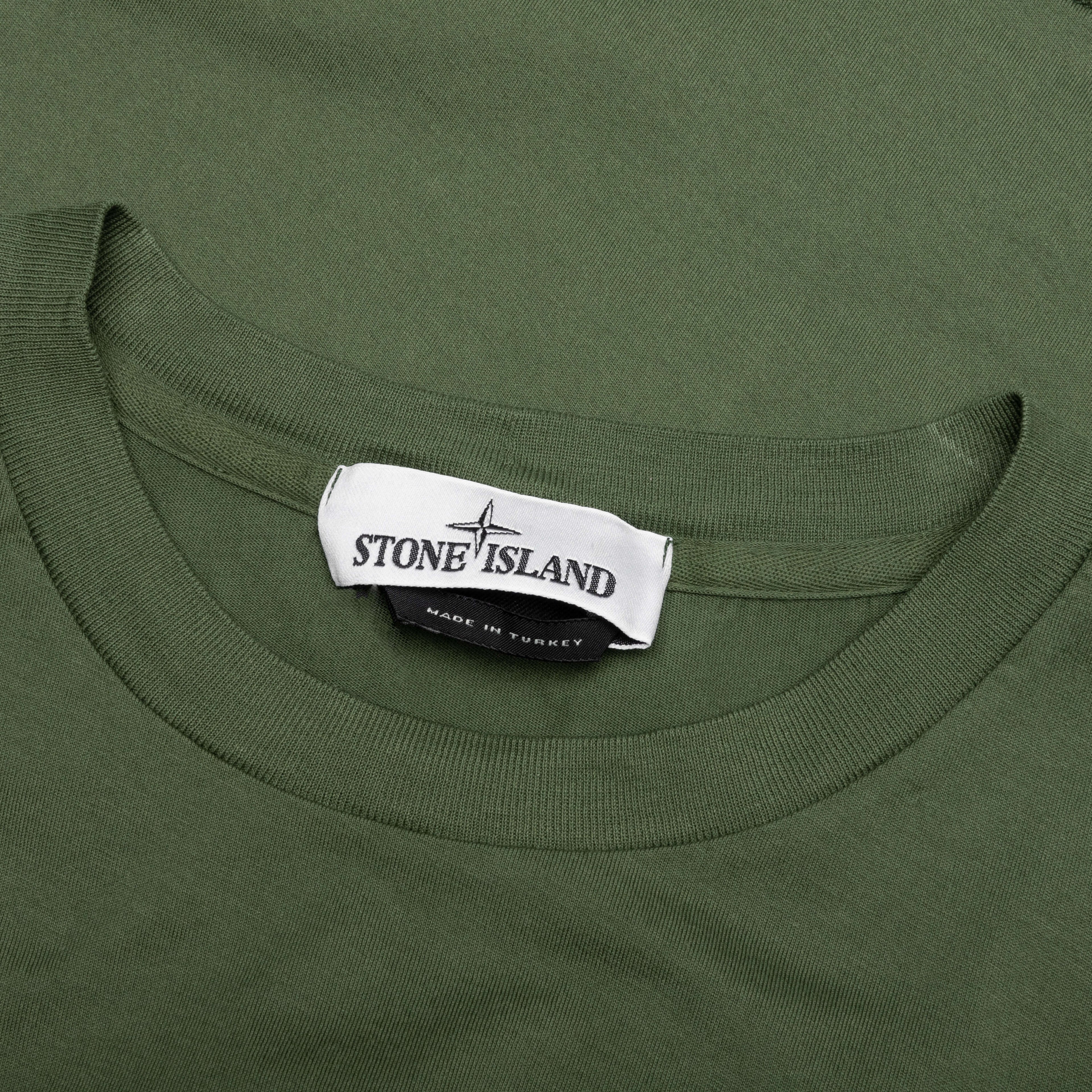 Stone Island Short Sleeve T-Shirt - Olive Green
