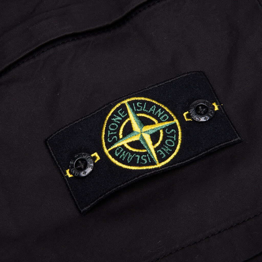 Stone Island Stretch Gabardine Trousers - Black