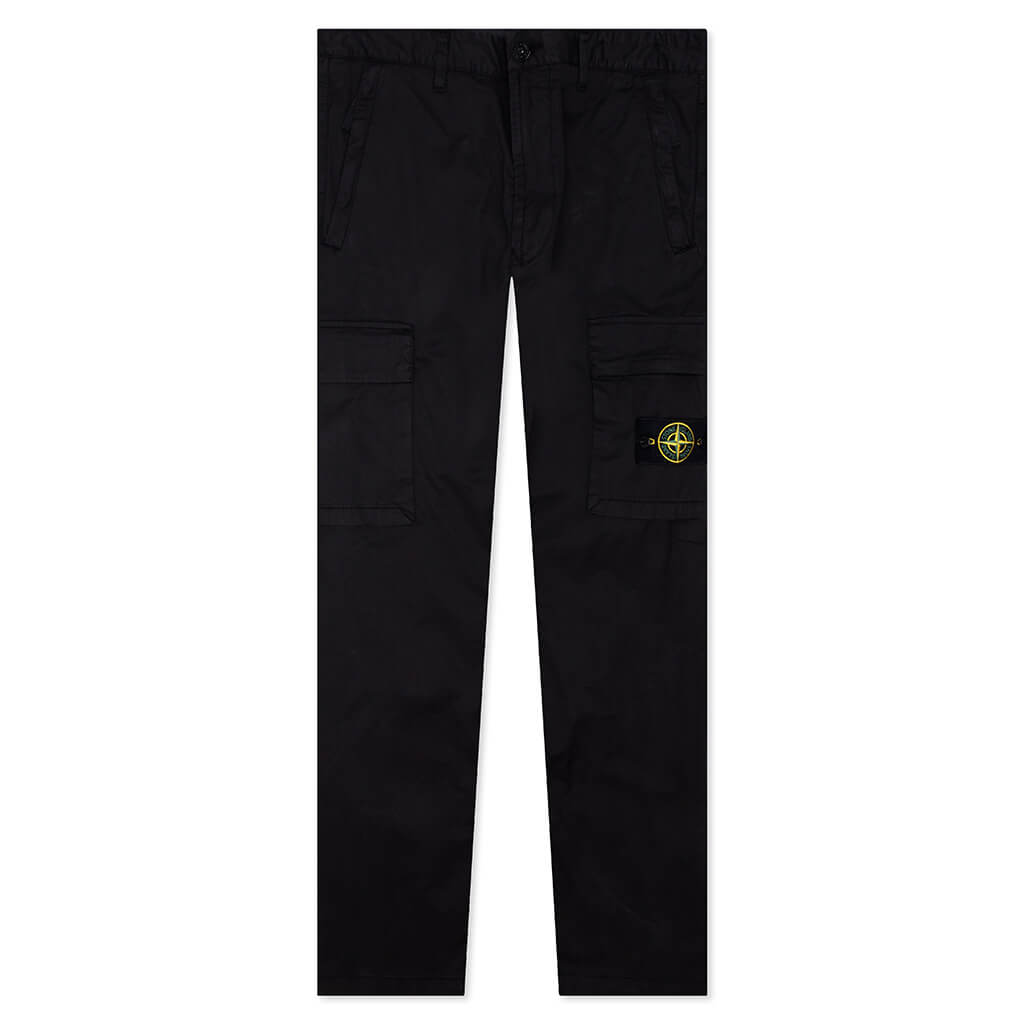 Stone Island Stretch Gabardine Trousers - Black