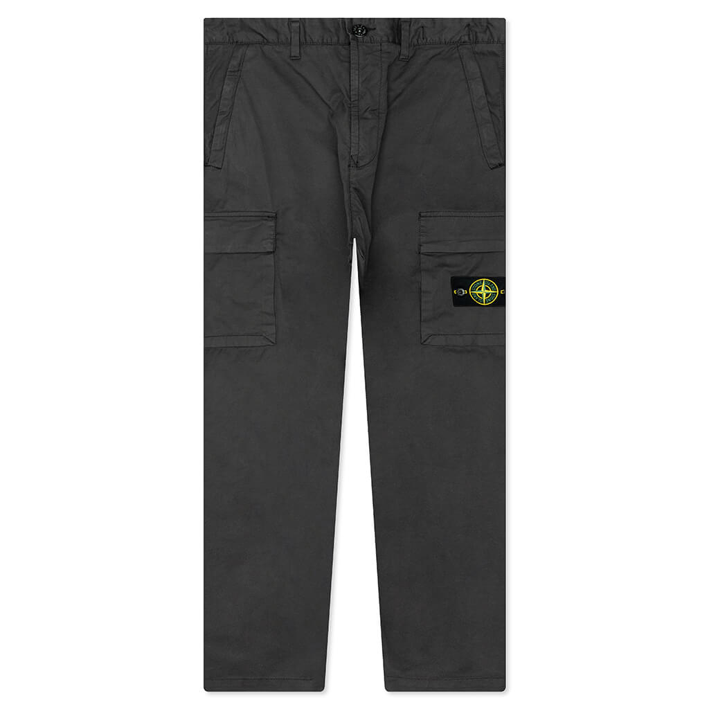 Stone Island Stretch Gabardine Trousers - Charcoal