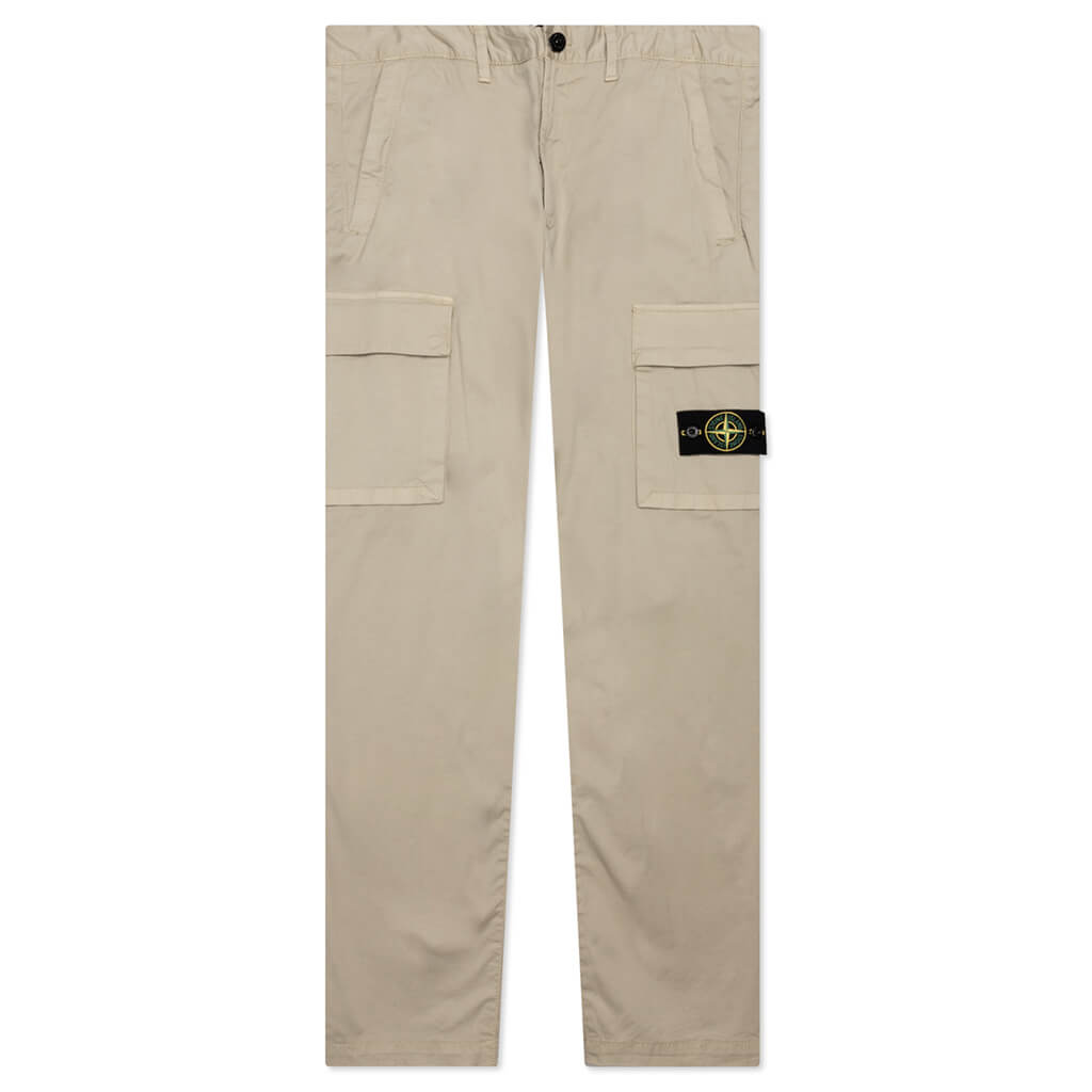 Stone Island Stretch Gabardine Trousers - Khaki