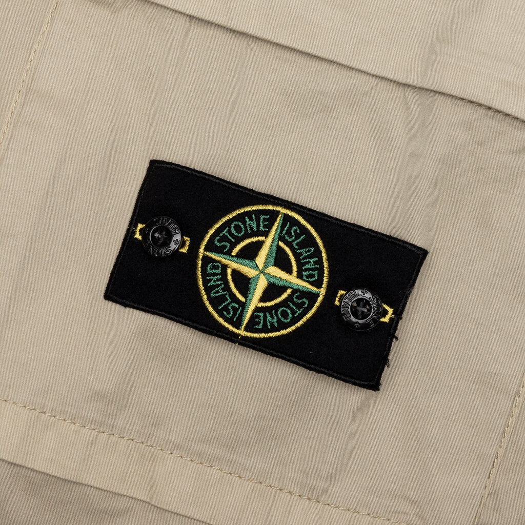 Stone Island Stretch Gabardine Trousers - Khaki