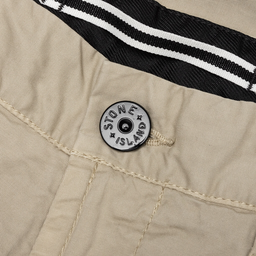 Stone Island Stretch Gabardine Trousers - Khaki