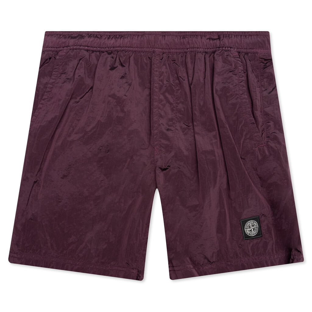 Stone Island Nylon Metal Shorts - Dark Burgundy