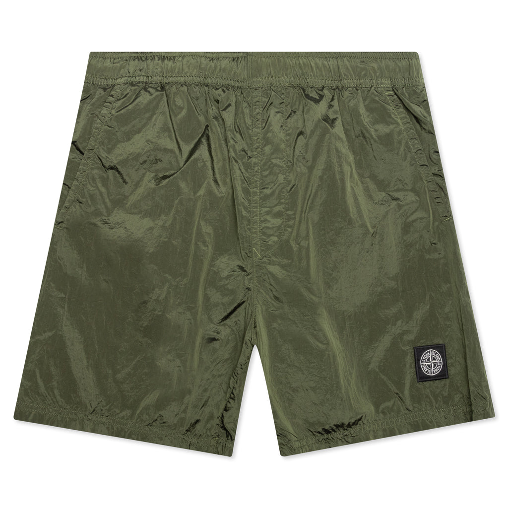 Stone Island Nylon Metal Shorts - Olive