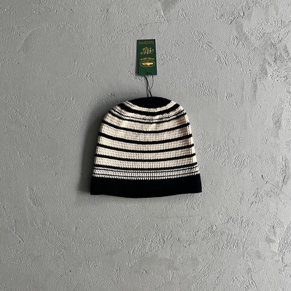 Corteiz Striped Cold Hat - White/Black Ironleague
