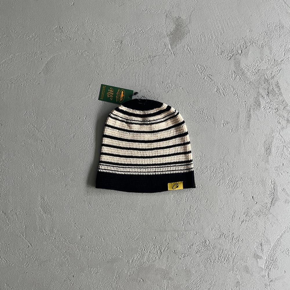 Corteiz Striped Cold Hat - White/Black Ironleague