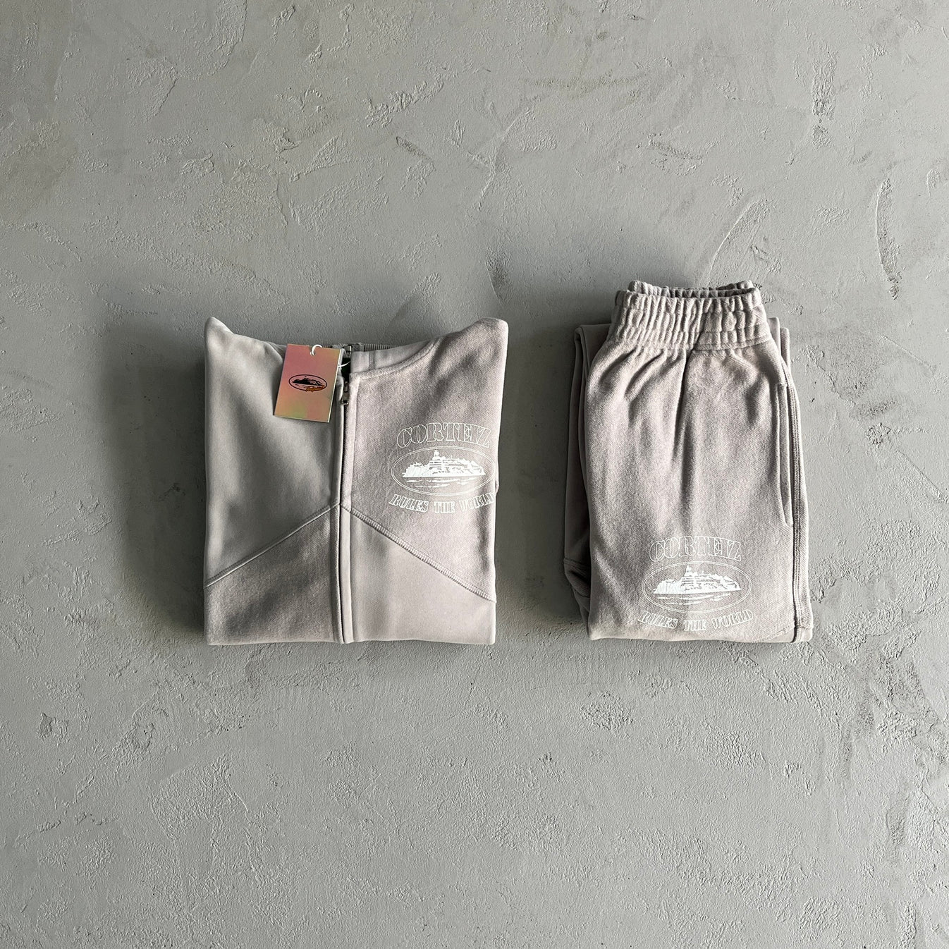 Corteiz Superior V2 Zip Set - Grey Ironleague