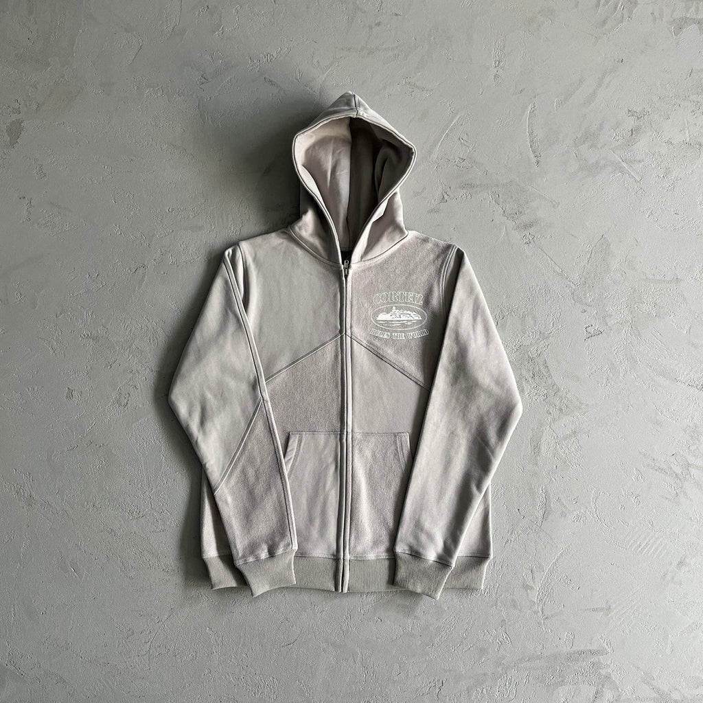 Corteiz Superior V2 Zip Set - Grey Ironleague