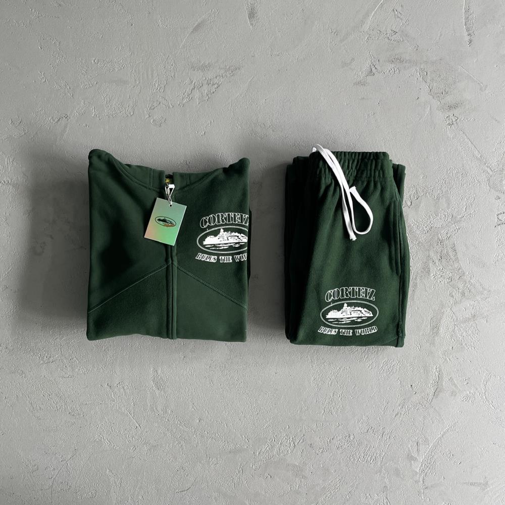 Corteiz Superior V2 Zip Set - Green Ironleague