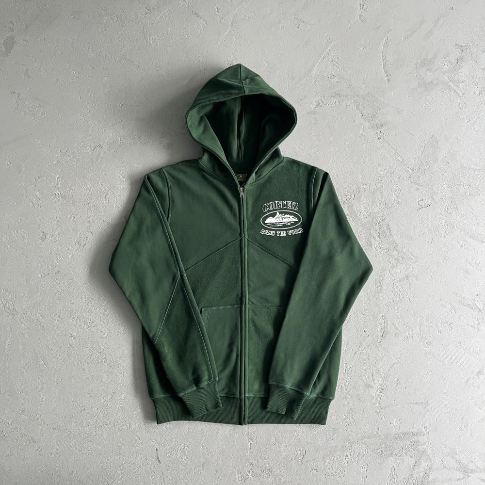 Corteiz Superior V2 Zip Set - Green Ironleague