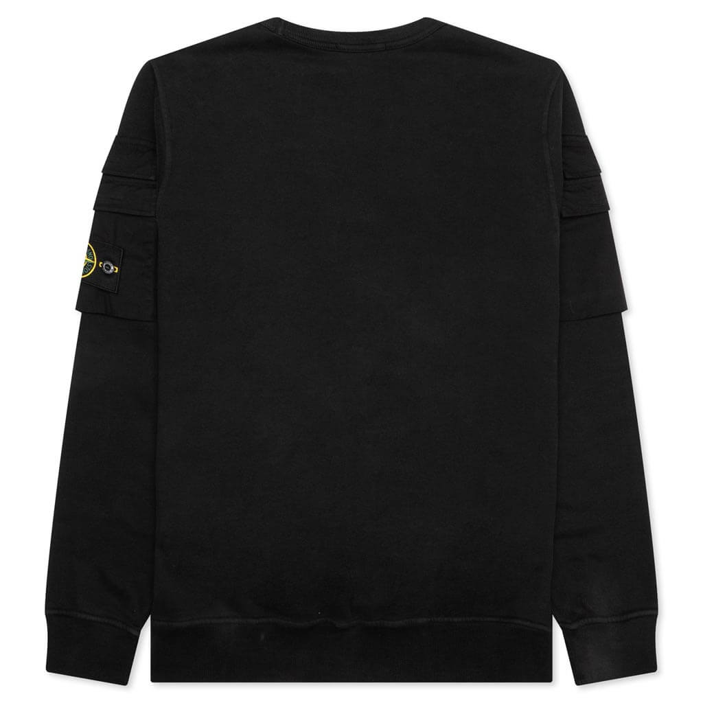 Stone Island Pocket Sweatshirt - Black