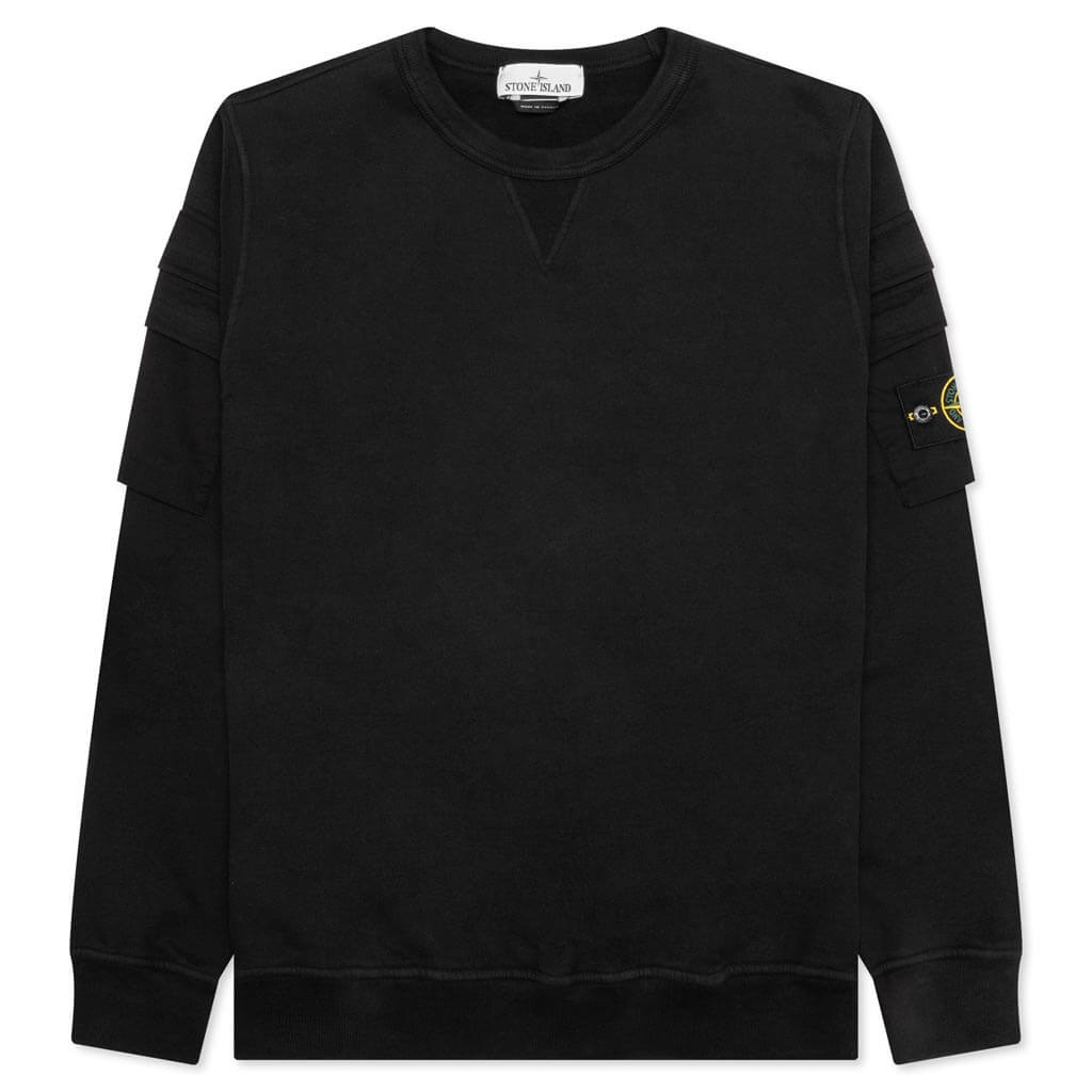 Stone Island Pocket Sweatshirt - Black