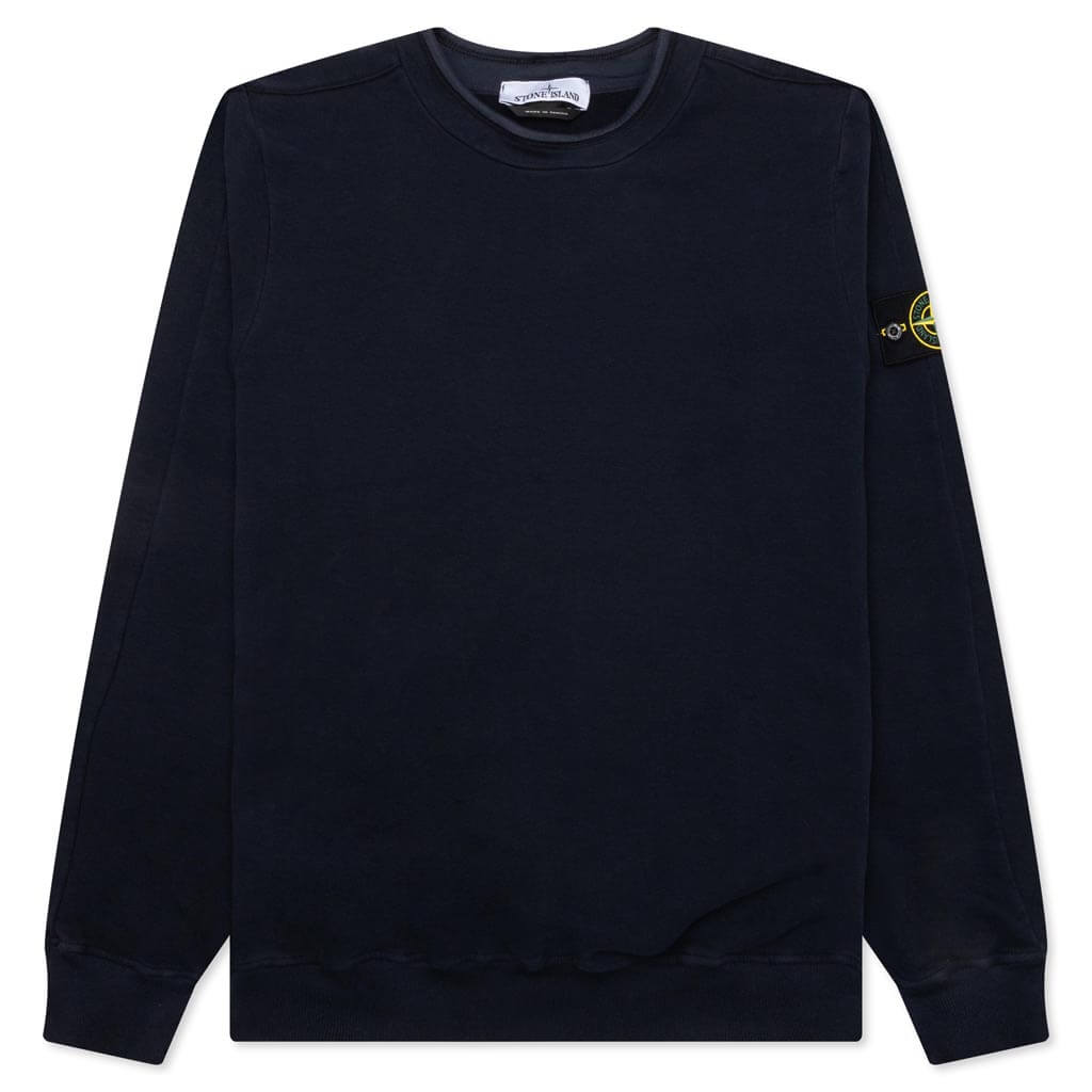 Stone Island Brushed Sweatshirt - Navy Blue