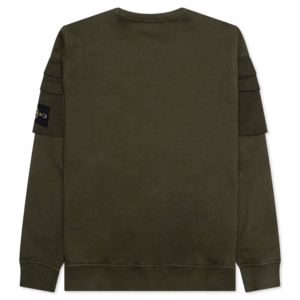 Stone Island Pocket Sweatshirt - Olive