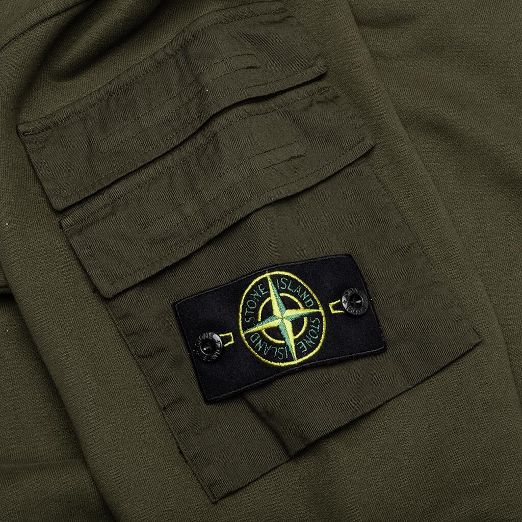 Stone Island Pocket Sweatshirt - Olive