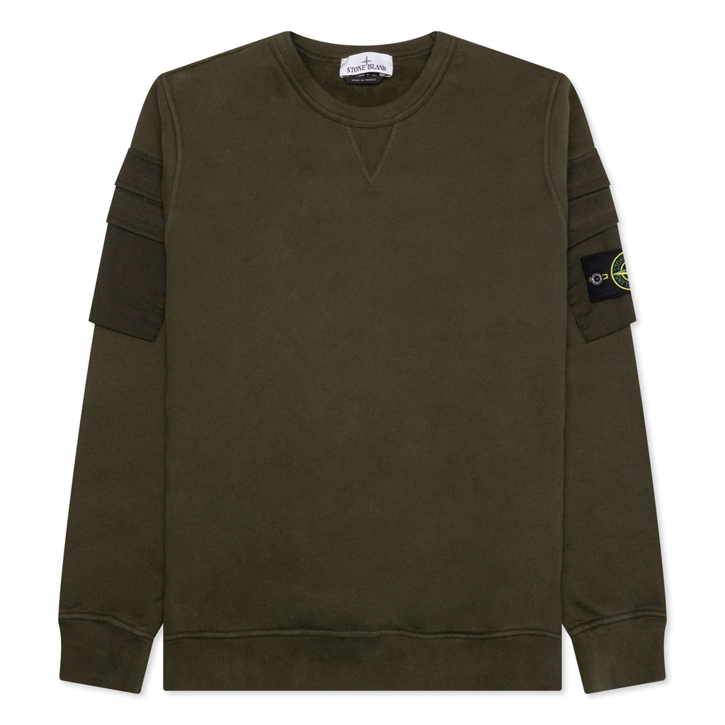 Stone Island Pocket Sweatshirt - Olive