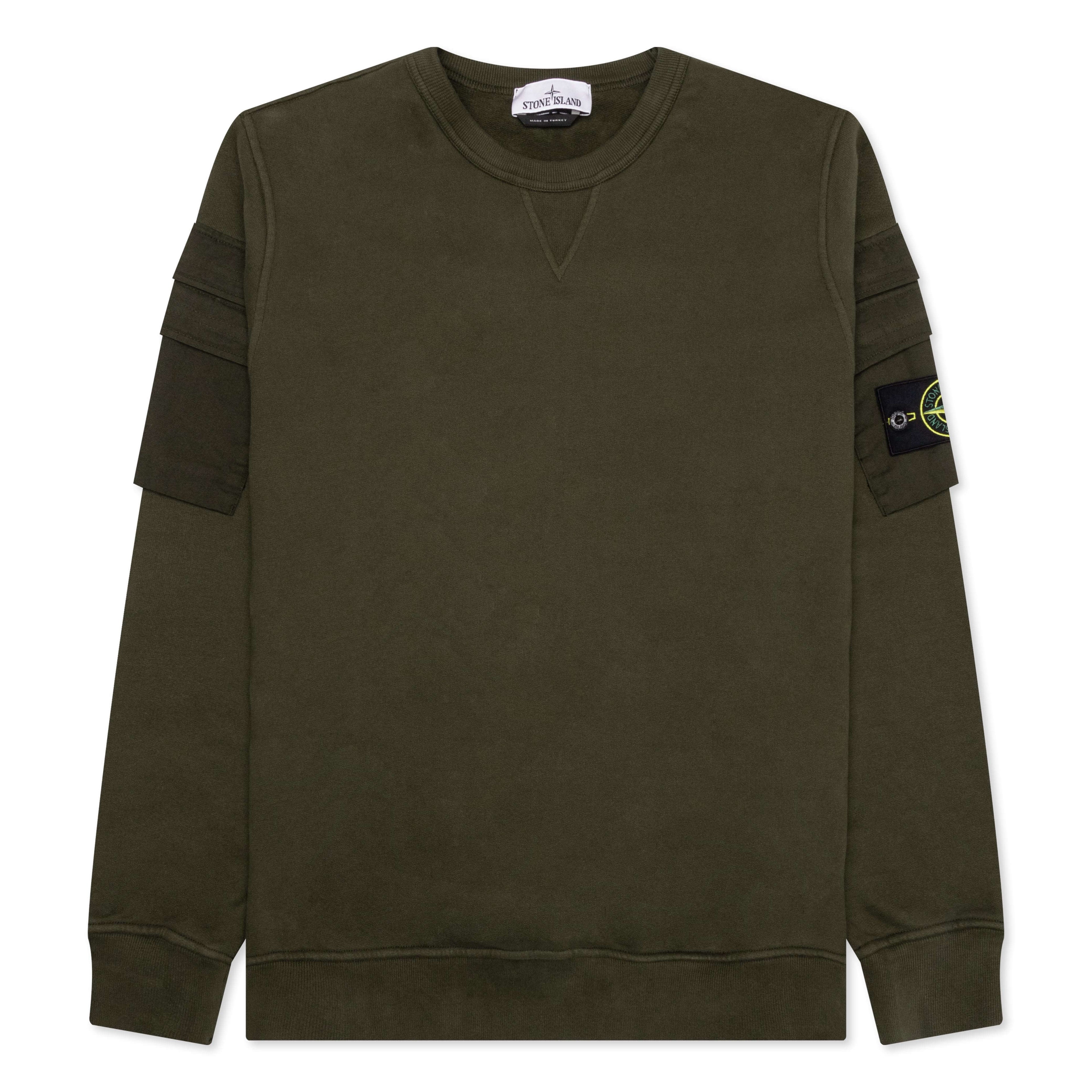 Stone Island Pocket Sweatshirt - Olive