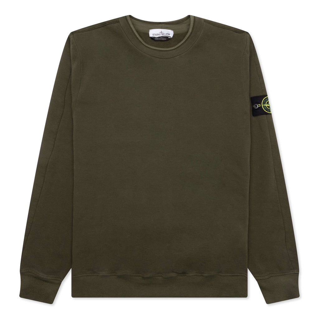 Stone Island Brushed Sweatshirt - Olive