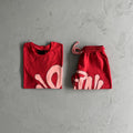 Syna T-Shirt & Shorts Set - Red Ironleague
