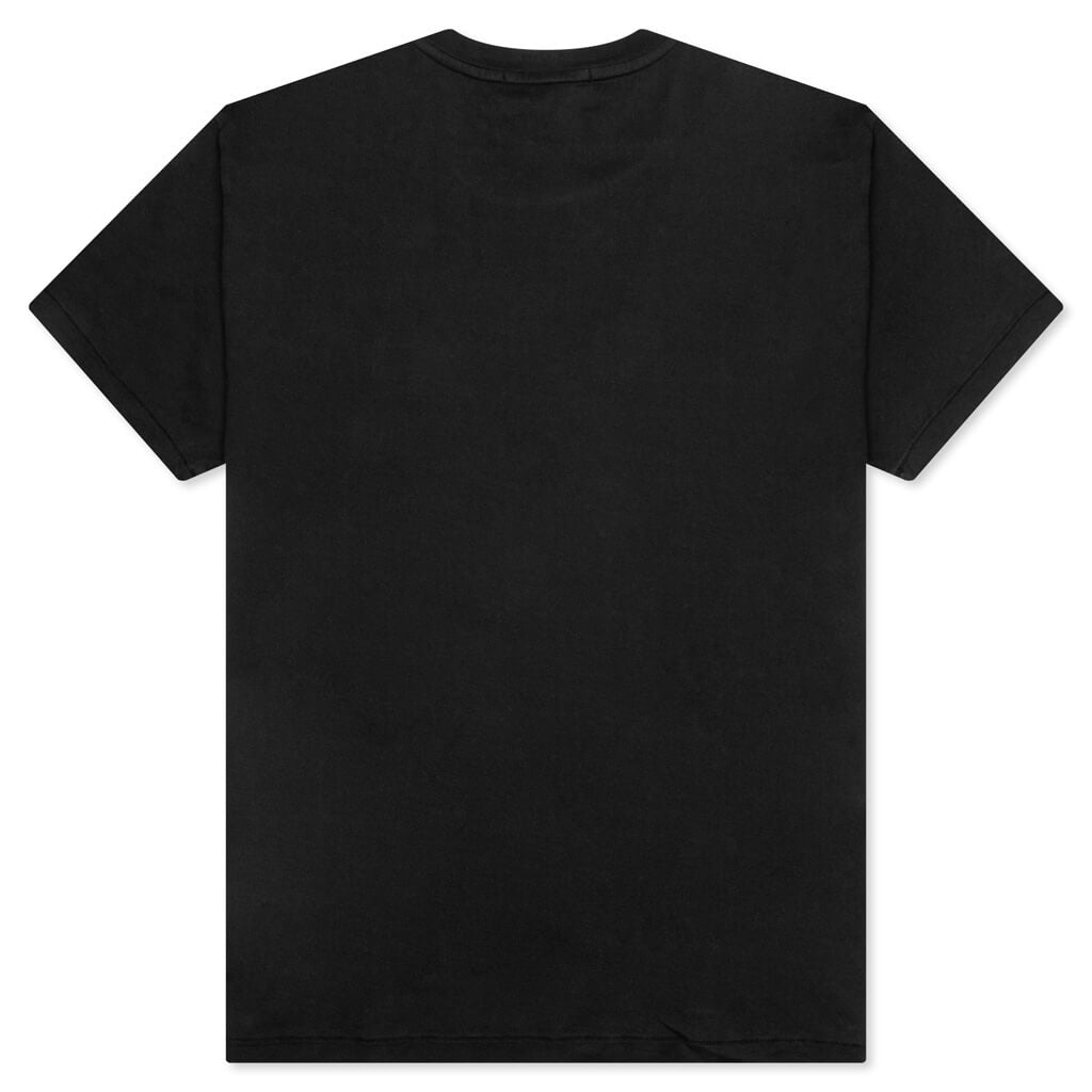 Stone Island Compass Patch Logo S/S T-Shirt - Black