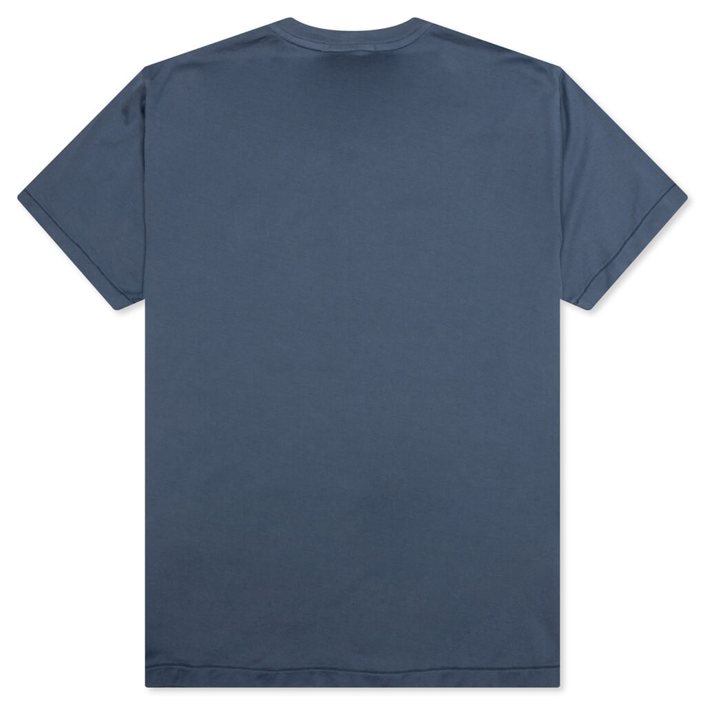 Stone Island Compass Patch Logo S/S T-Shirt - Avio Blue