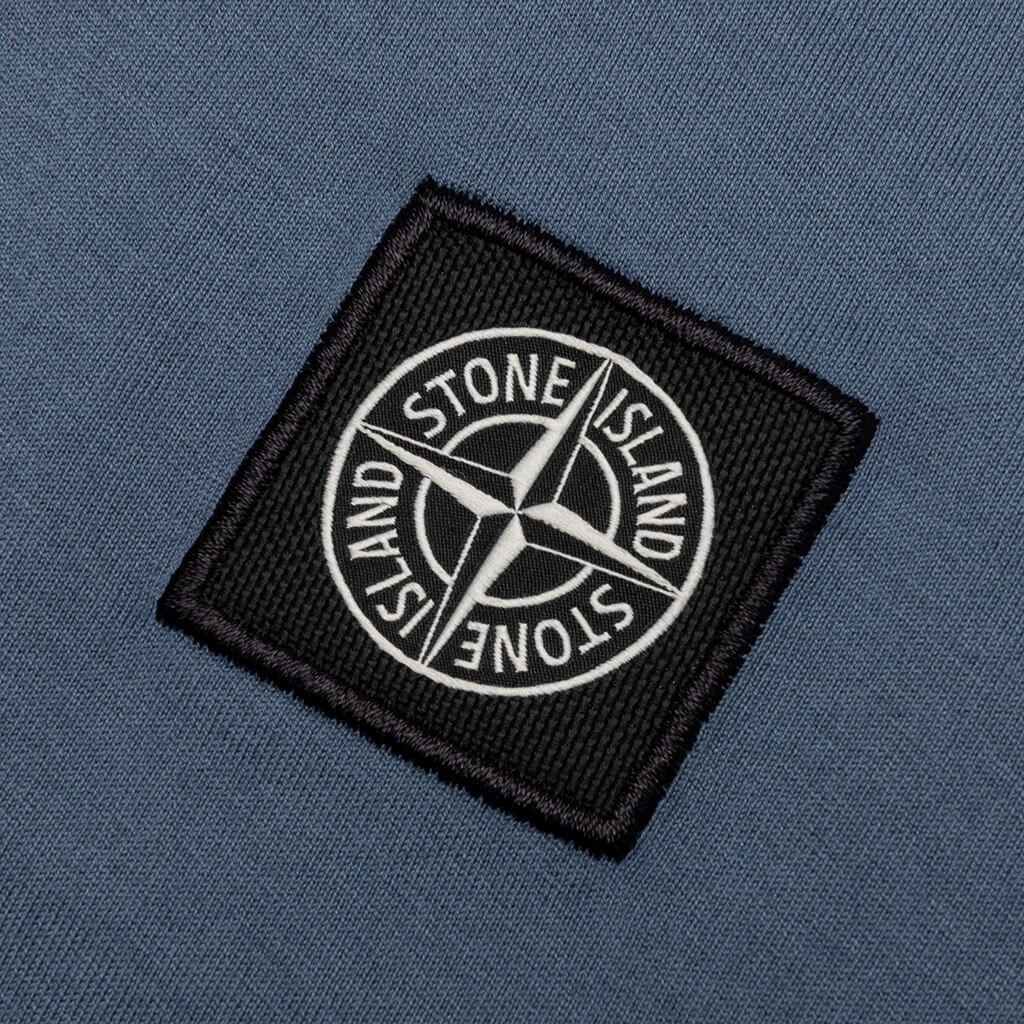 Stone Island Compass Patch Logo S/S T-Shirt - Avio Blue