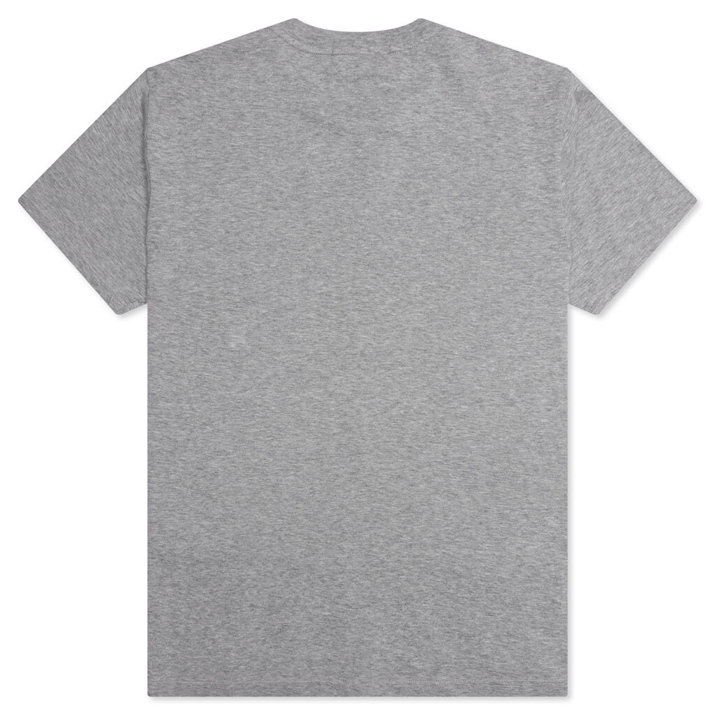 Stone Island Compass Patch Logo S/S T-Shirt - Melange Grey