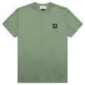 Stone Island Compass Patch Logo S/S T-Shirt - Sage