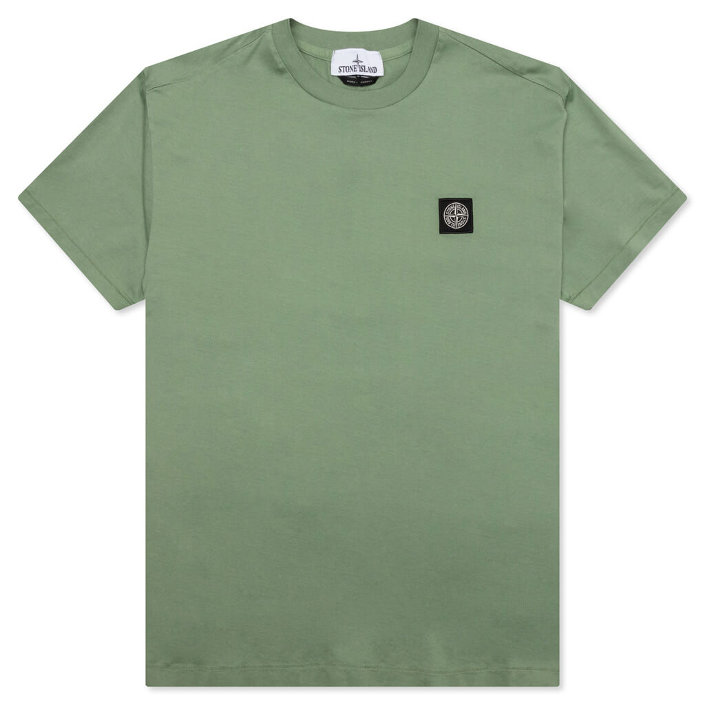 Stone Island Compass Patch Logo S/S T-Shirt - Sage
