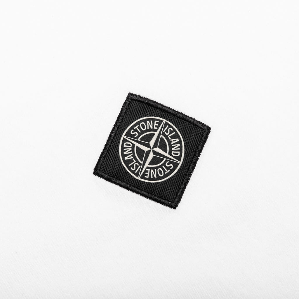 Stone Island Compass Patch Logo S/S T-Shirt - White