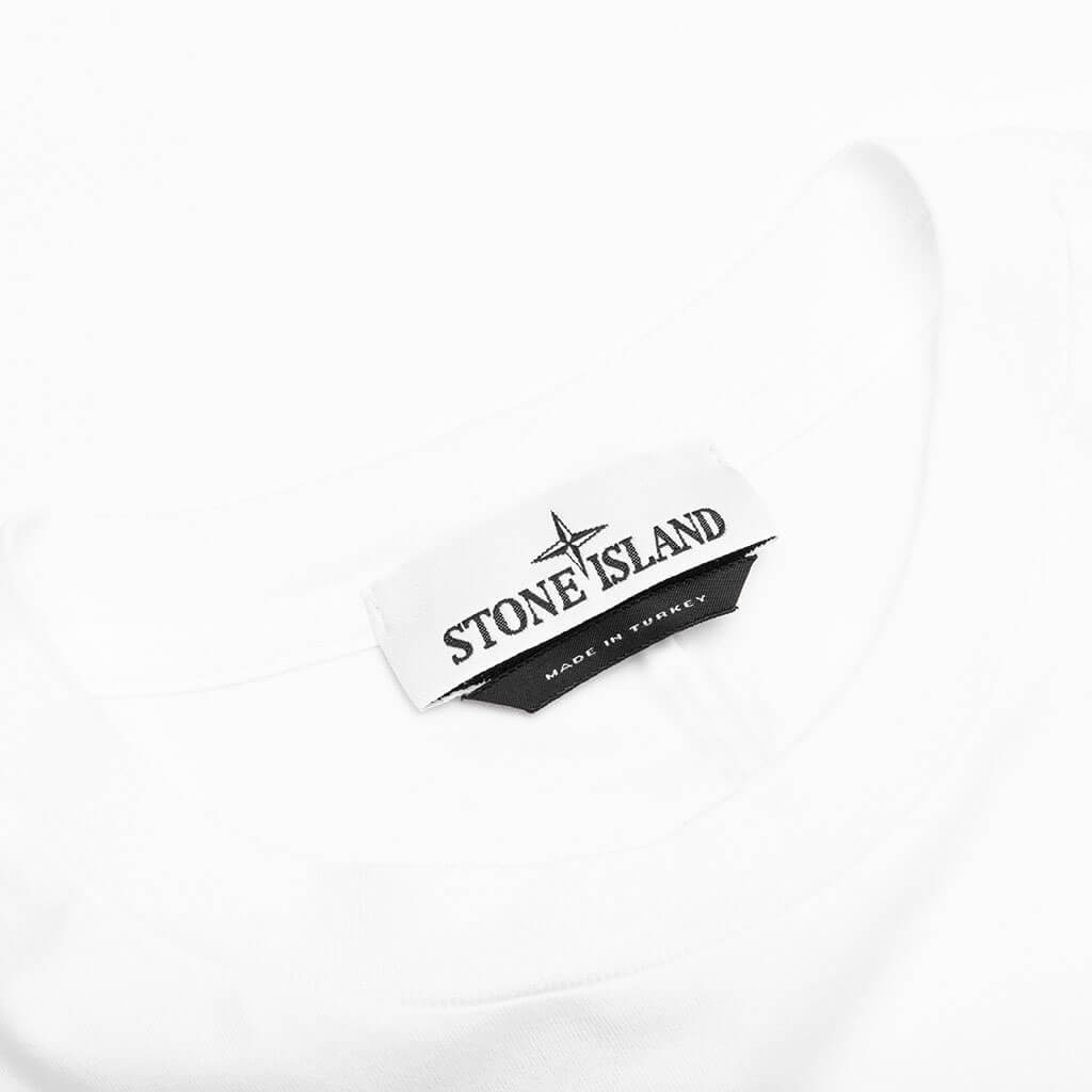 Stone Island Compass Patch Logo S/S T-Shirt - White