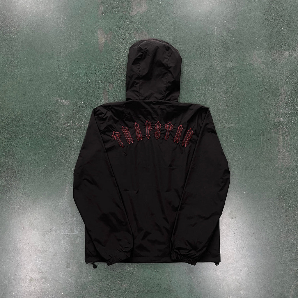 Trapstar Irongate T Windbreaker - Black/Red Ironleague