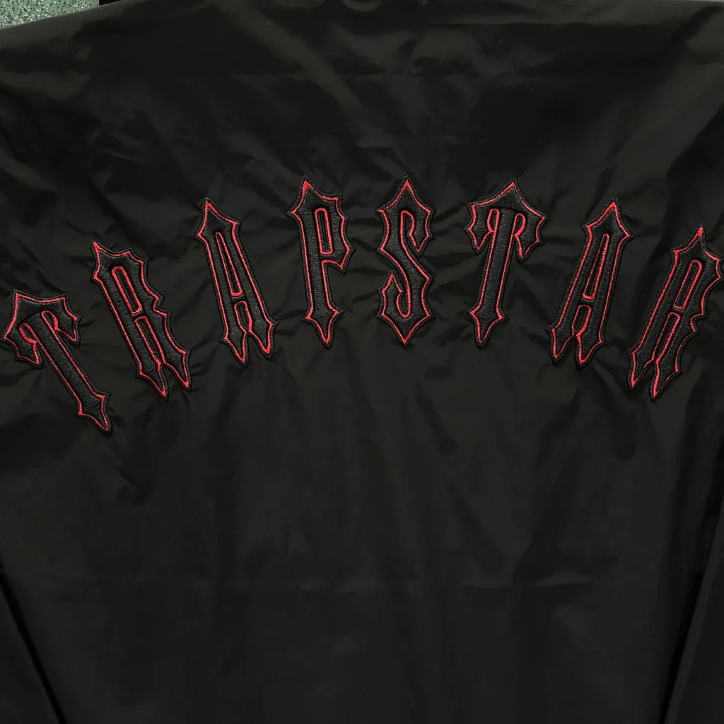 Trapstar Irongate T Windbreaker - Black/Red Ironleague