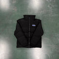 Trapstar Hyperdrive Puffer Jacket - Black/Blue Ironleague