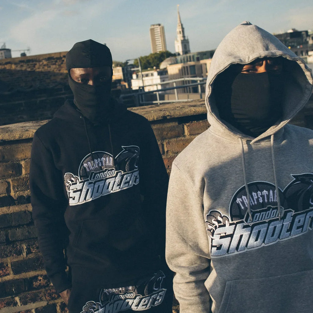 Trapstar Shooters Tracksuit - Black/Grey Ironleague