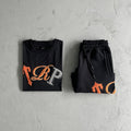 Trapstar TRP Short Set - Black/Orange Ironleague