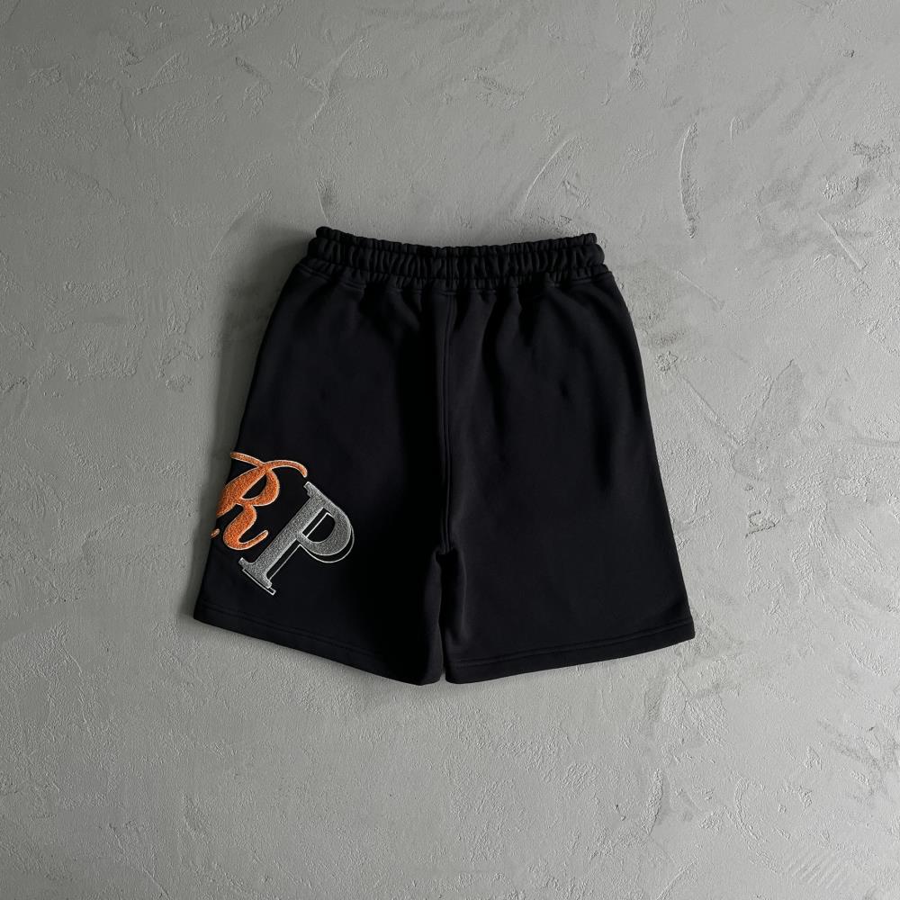Trapstar TRP Short Set - Black/Orange Ironleague